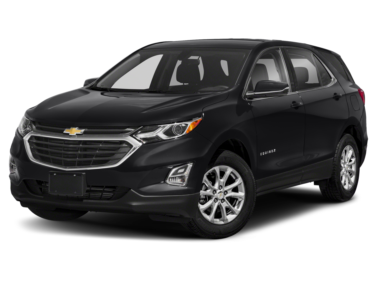 2019 Chevrolet Equinox LT in Pepperdust Metallic — front three-quarter view