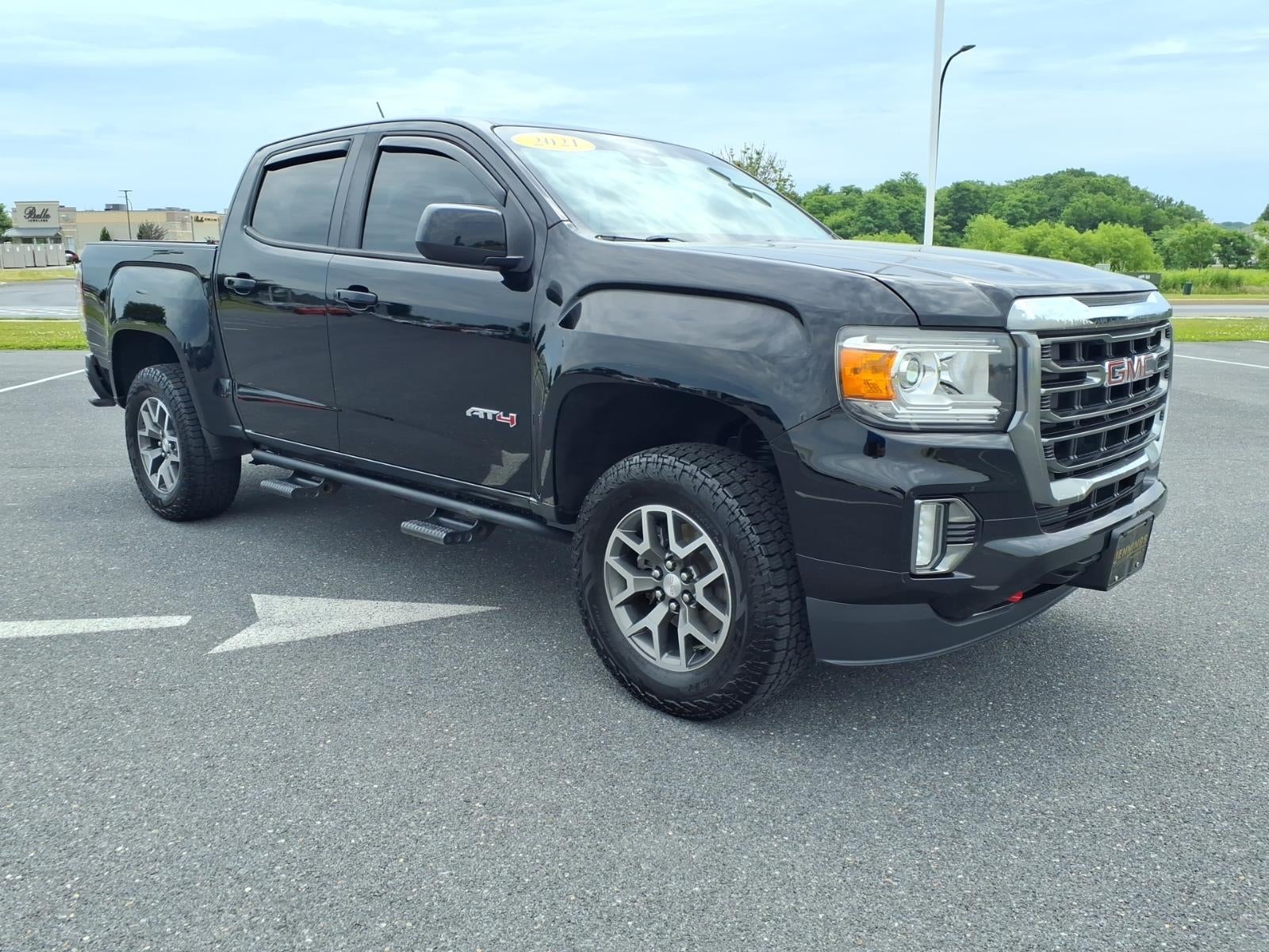 2021 GMC Canyon — rear three-quarter view