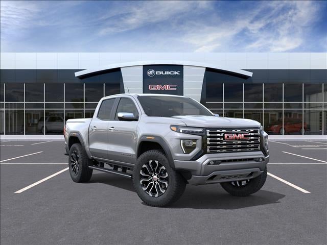 2026 GMC Canyon Denali in Sterling Metallic — front three-quarter view
