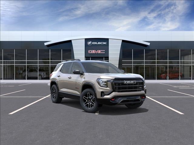 2026 GMC Terrain AT4 in Riverstone Metallic — front three-quarter view