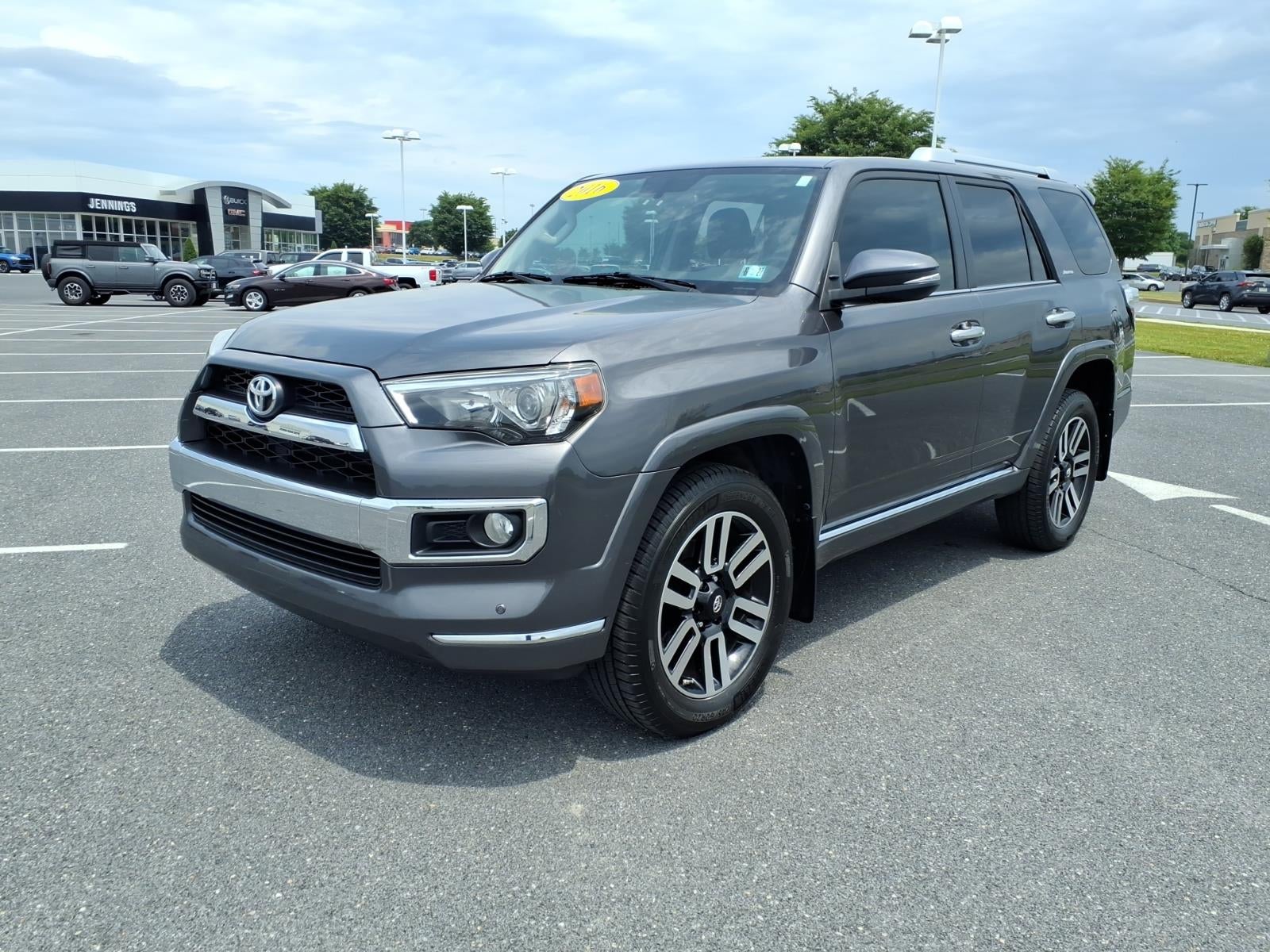 2016 Toyota 4Runner SR5 in Gray — front three-quarter view