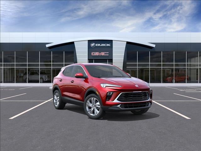 2026 Buick Encore GX Preferred in Brilliant Red — front three-quarter view