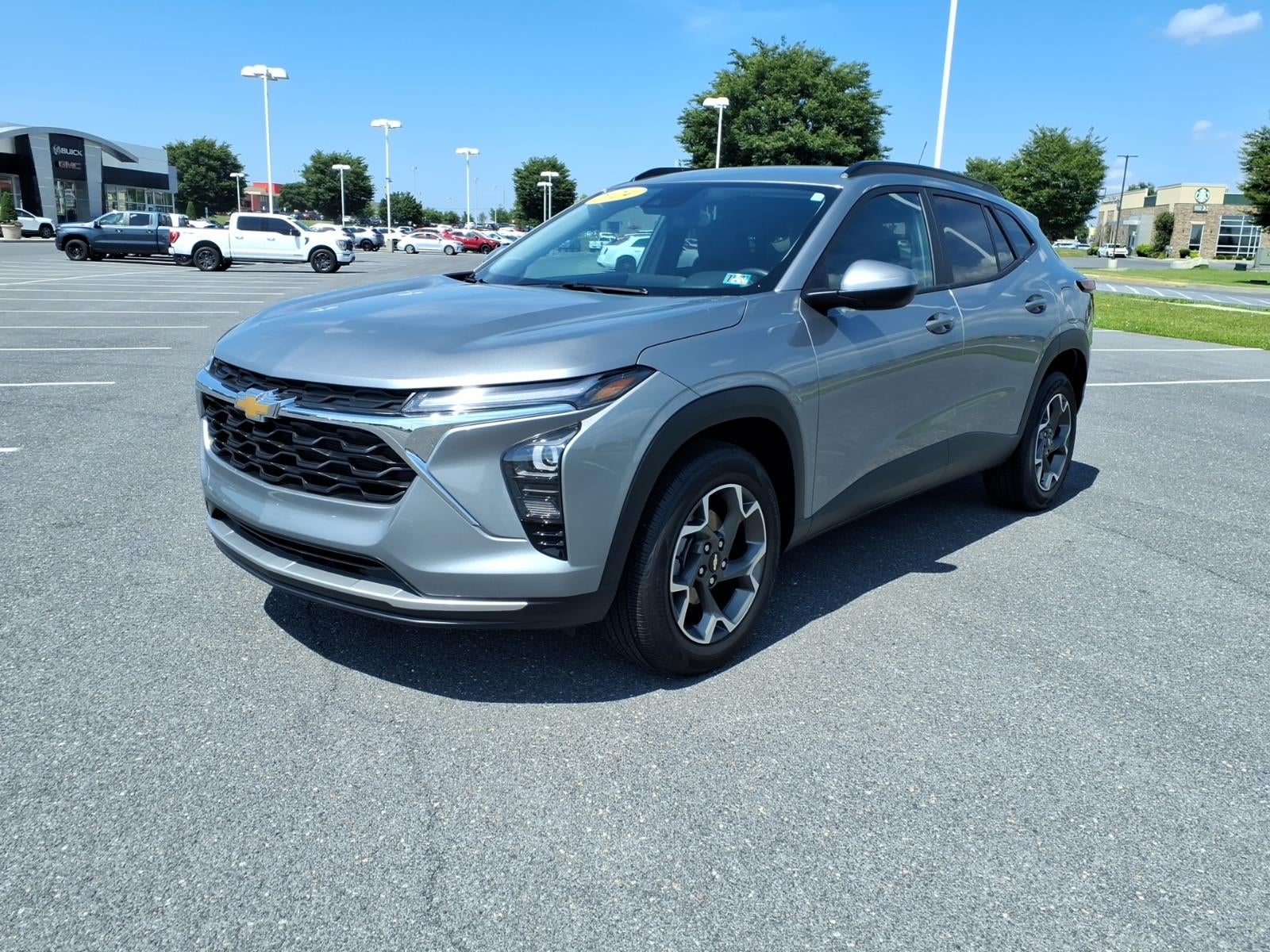 2024 Chevrolet Trax LT in Sterling Gray Metallic — front three-quarter view
